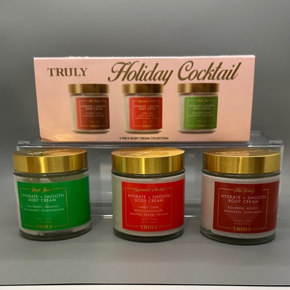 TRULY Other - TRULY Holiday Cocktail Body Cream Trio